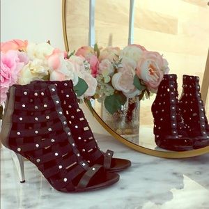 Michael Kors Sherry studded caged heeled sandal